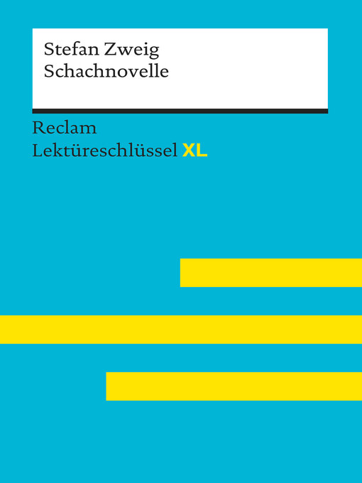 Cover image for Schachnovelle von Stefan Zweig